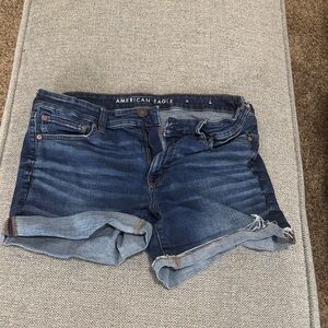 American Eagle Outfitters Dark Blue Jean Shorts